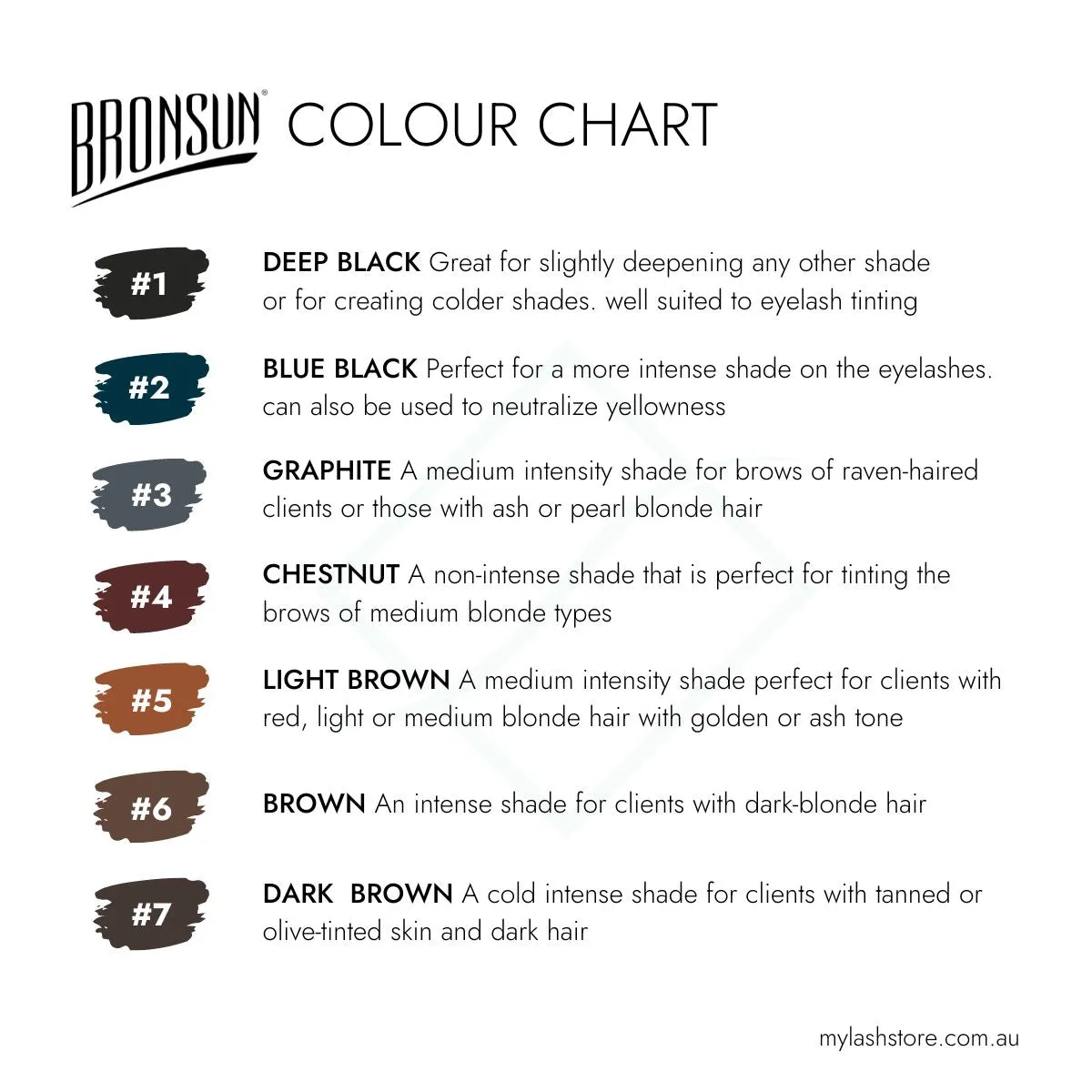 Bronsun Lash & Brow Cream Dye - #5 Light Brown