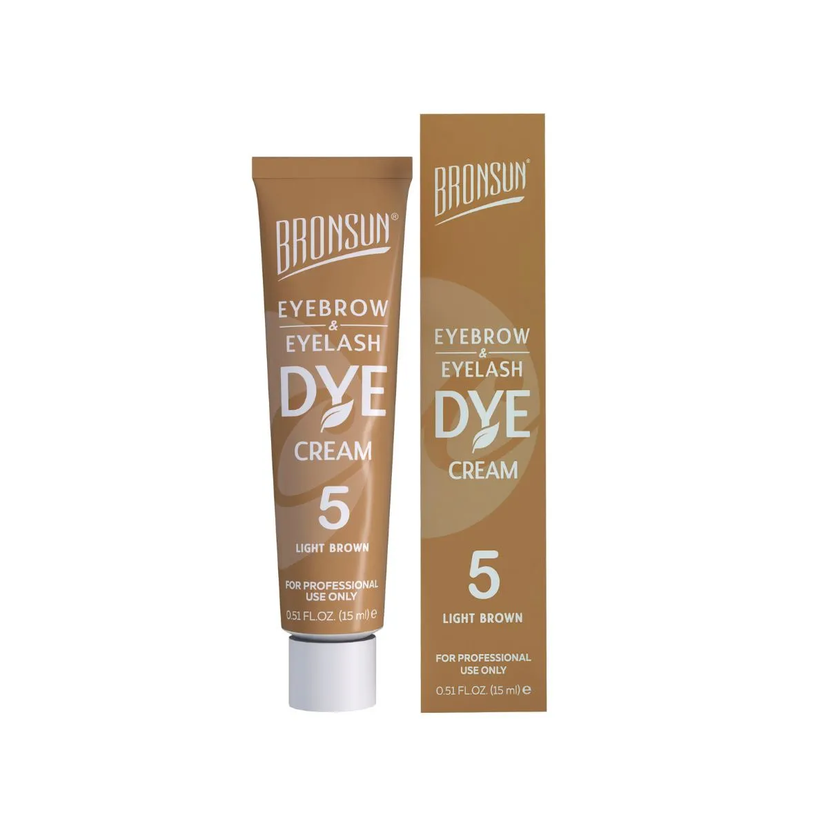 Bronsun Lash & Brow Cream Dye - #5 Light Brown
