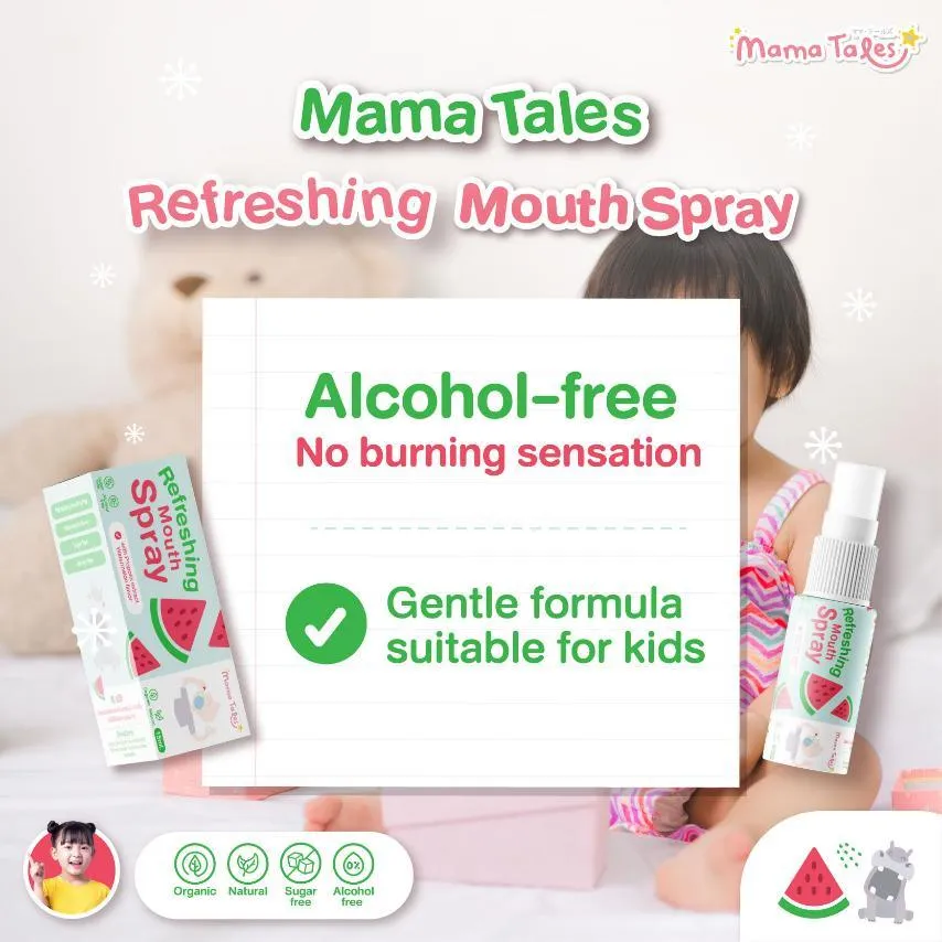 Mama Tales Refreshing Mouth Spray 15ml 3y 