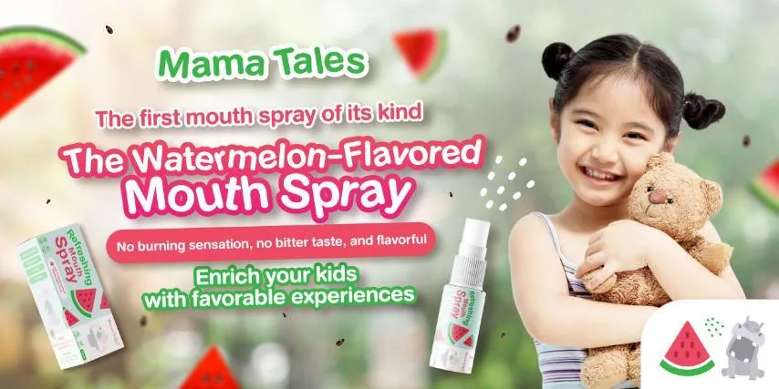 Mama Tales Refreshing Mouth Spray 15ml 3y 