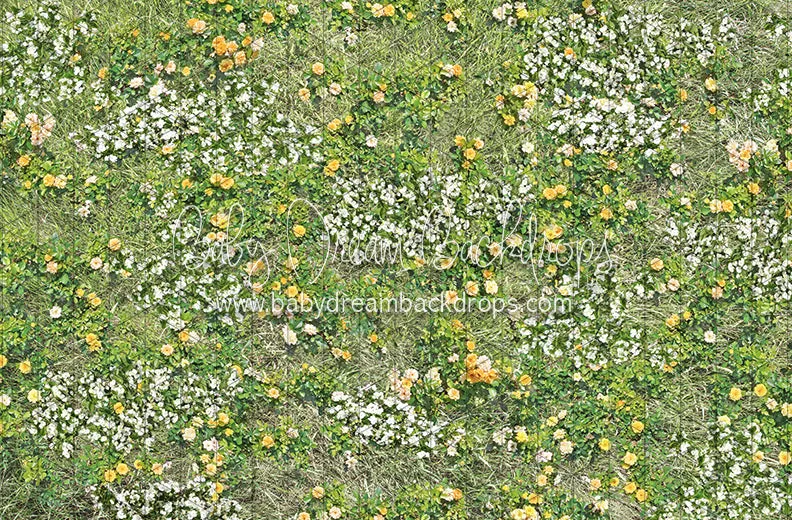 Simple Spring Meadow Floor Fabric Drop (CC)