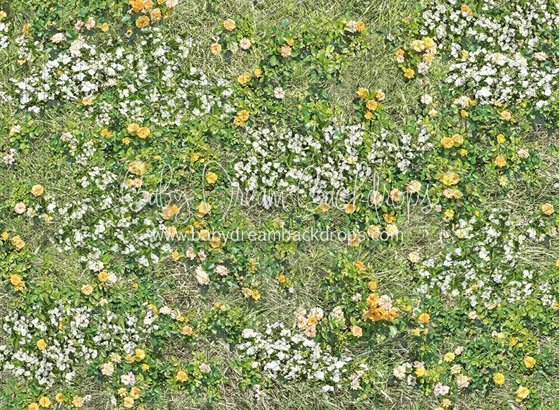 Simple Spring Meadow Floor Fabric Drop (CC)