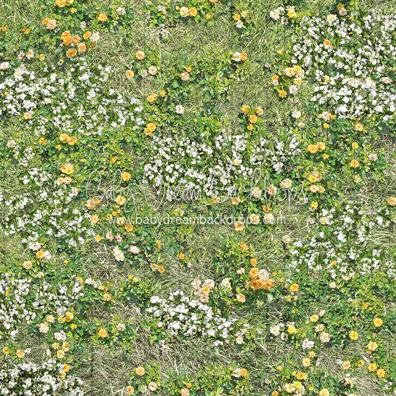 Simple Spring Meadow Floor Fabric Drop (CC)
