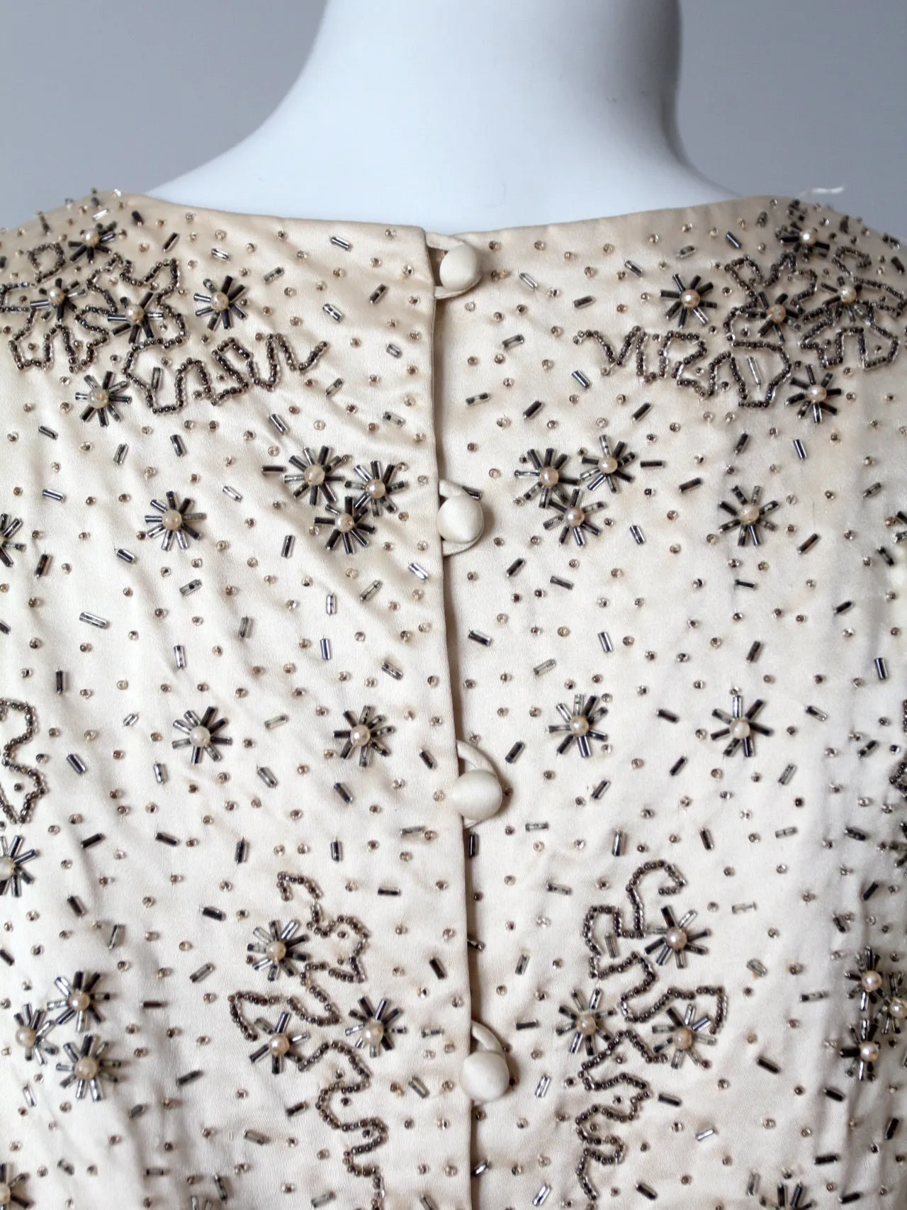 vintage 60s Dynasty beaded top