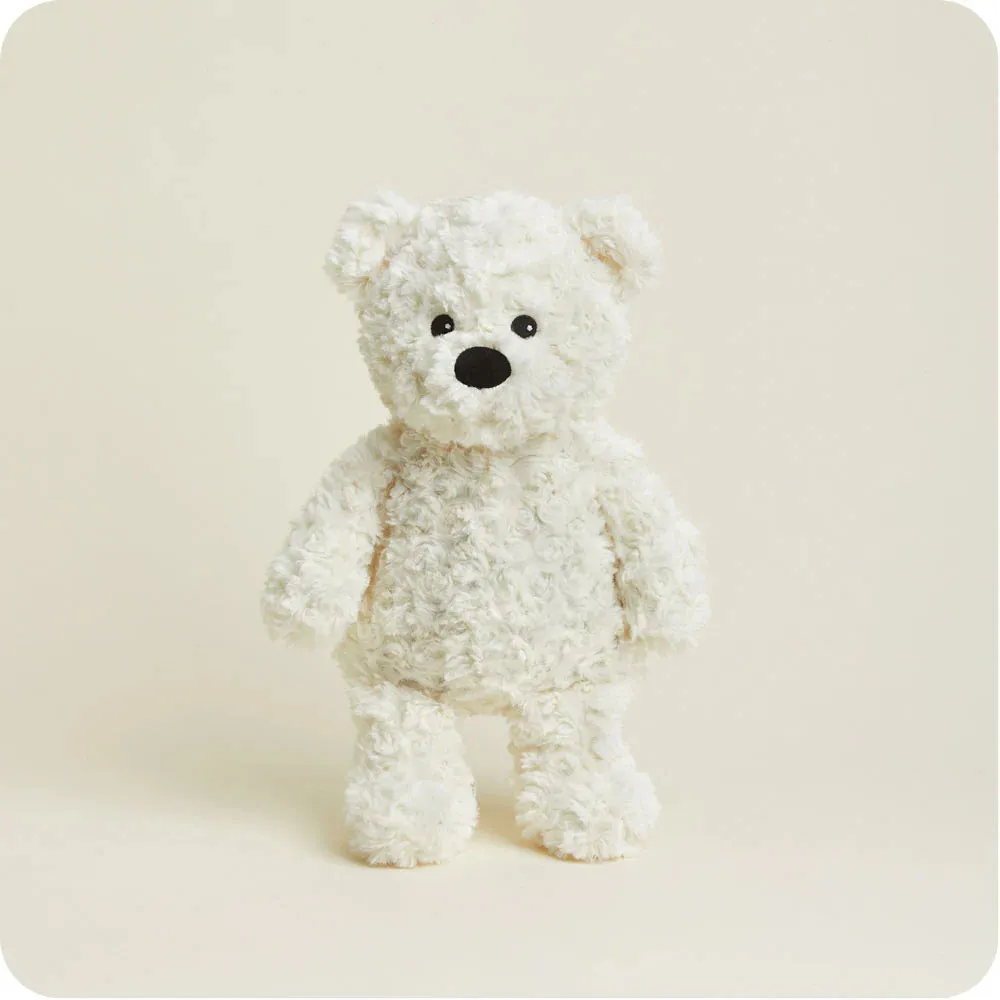 Warmies(R) Cream Curly Bear