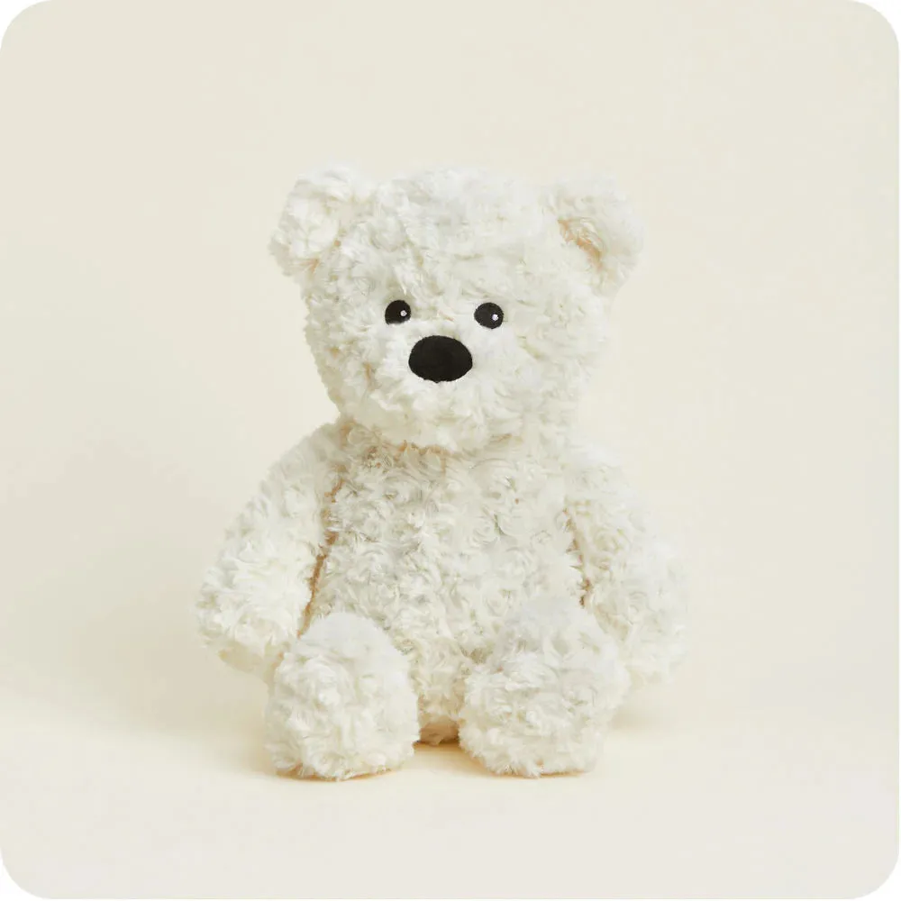 Warmies(R) Cream Curly Bear