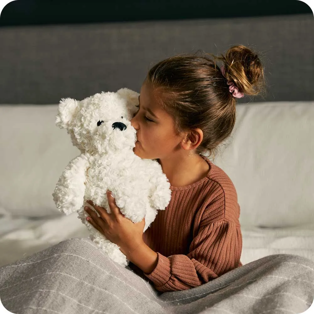 Warmies(R) Cream Curly Bear