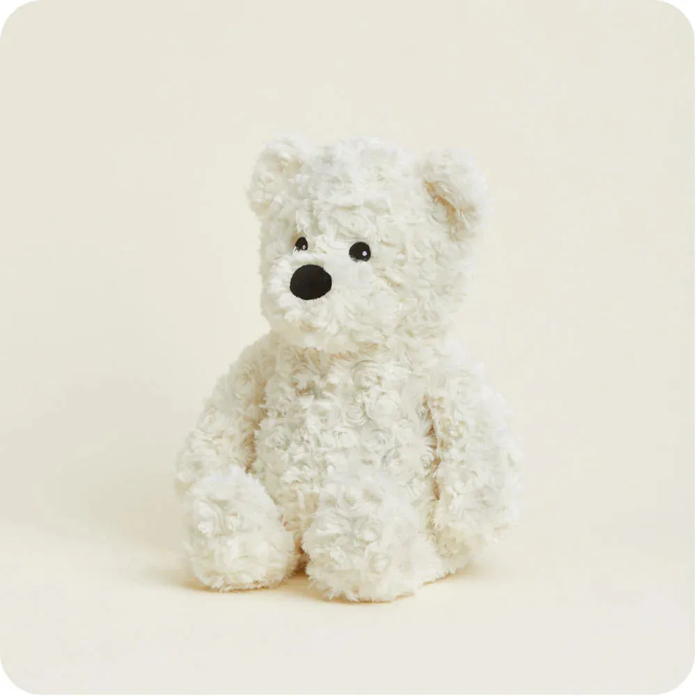 Warmies(R) Cream Curly Bear